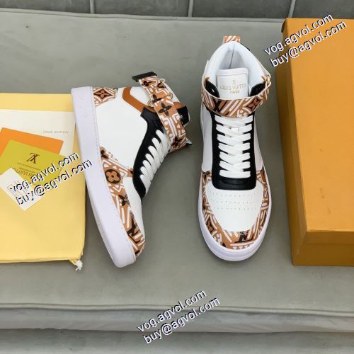 完成度の高い逸品 2021秋冬 ファッション 人気 ルイ ヴィトンスーパーコピー ルイ ヴィトン LOUIS VUITTON ハイトップシューズ オリジナル