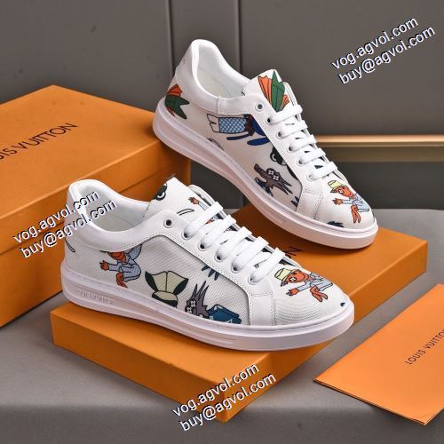2021秋冬 ルイ ヴィトン LOUIS VUITTON 人気新品★超特価★ カジュアルシューズ 2色可選 抗菌・防臭加工 ルイ ヴィトンコピーブランド すべり防止