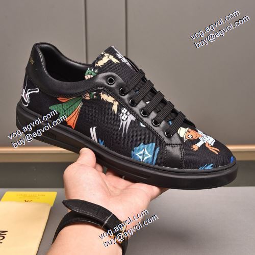 2021秋冬 ルイ ヴィトン LOUIS VUITTON 人気新品★超特価★ カジュアルシューズ 2色可選 抗菌・防臭加工 ルイ ヴィトンコピーブランド すべり防止