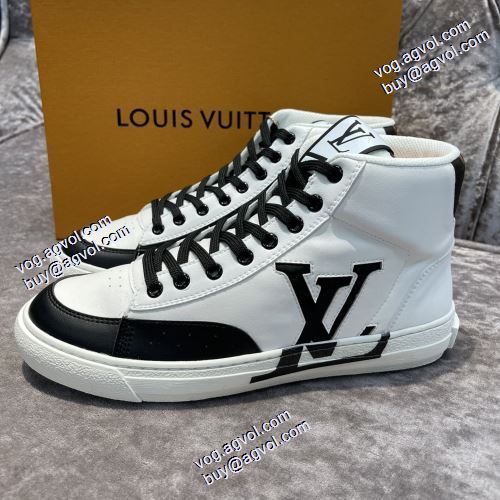 3色可選 2021秋冬 着心地抜群 ルイ ヴィトン偽物ブランド ルイ ヴィトン LOUIS VUITTON 着用 ハイトップシューズ 歩きやすい　疲れない　痛くない 