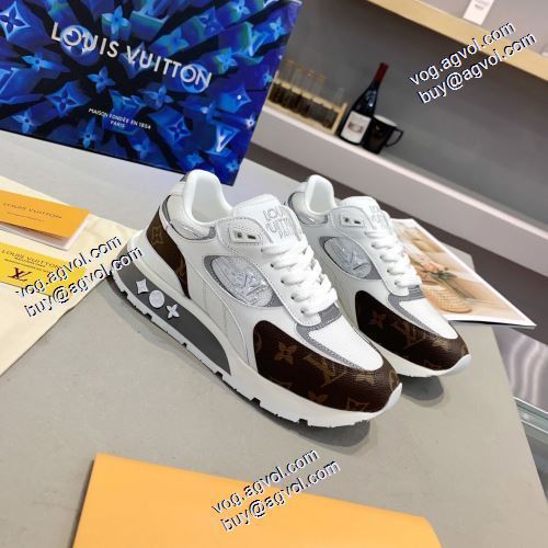 2021秋冬 ルイ ヴィトン LOUIS VUITTON ルイ ヴィトンブランド コピー 海外限定ライン ロードジョグ スニーカー 流行や季節に拘らないデザイン 4色可選  