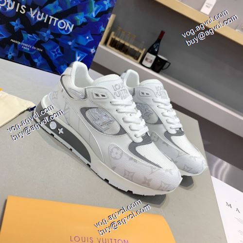 2021秋冬 ルイ ヴィトン LOUIS VUITTON ルイ ヴィトンブランド コピー 海外限定ライン ロードジョグ スニーカー 流行や季節に拘らないデザイン 4色可選  