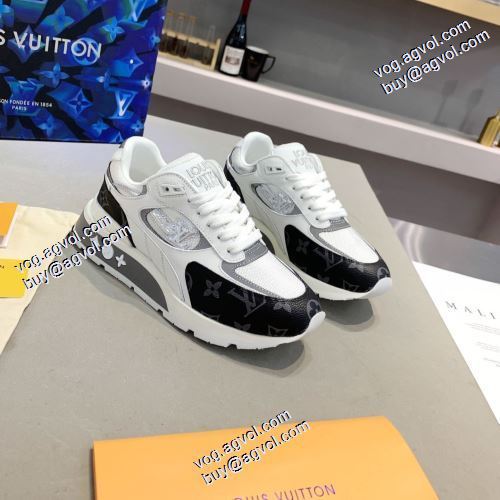 2021秋冬 ルイ ヴィトン LOUIS VUITTON ルイ ヴィトンブランド コピー 海外限定ライン ロードジョグ スニーカー 流行や季節に拘らないデザイン 4色可選  