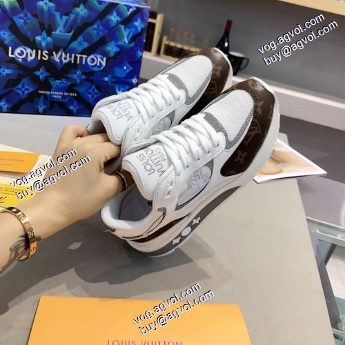 2021秋冬 ルイ ヴィトン LOUIS VUITTON ルイ ヴィトンブランド コピー 海外限定ライン ロードジョグ スニーカー 流行や季節に拘らないデザイン 4色可選  