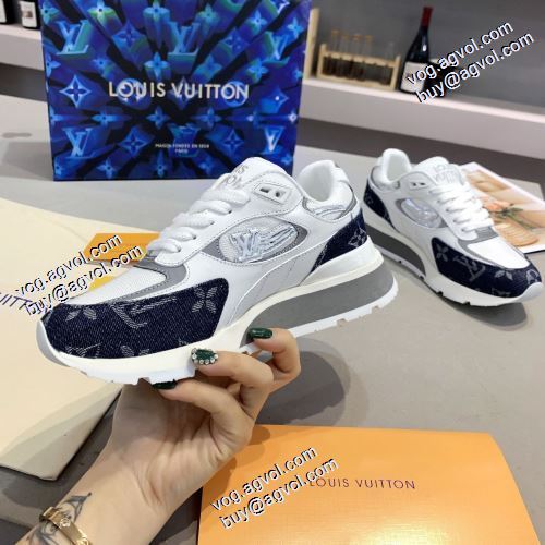 2021秋冬 ルイ ヴィトン LOUIS VUITTON ルイ ヴィトンブランド コピー 海外限定ライン ロードジョグ スニーカー 流行や季節に拘らないデザイン 4色可選  