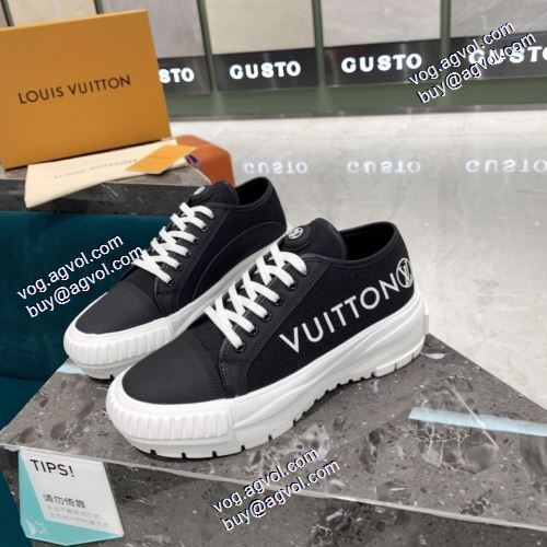 ルイ ヴィトンコピー 2021秋冬 ルイ ヴィトン LOUIS VUITTON 早くも完売している スニーカー 2色可選 飽きの来ない レースアップシューズ