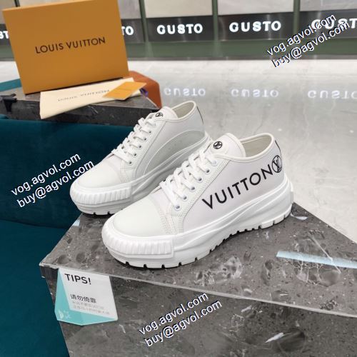ルイ ヴィトンコピー 2021秋冬 ルイ ヴィトン LOUIS VUITTON 早くも完売している スニーカー 2色可選 飽きの来ない レースアップシューズ
