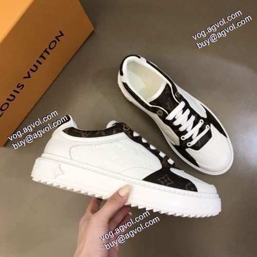 2021秋冬 ルイ ヴィトン LOUIS VUITTON スニーカー 4色可選 争奪戦必至 優しい履き心地 ルイ ヴィトンコピー ブランド ポップ