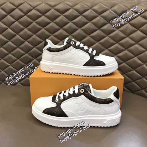 2021秋冬 ルイ ヴィトン LOUIS VUITTON スニーカー 4色可選 争奪戦必至 優しい履き心地 ルイ ヴィトンコピー ブランド ポップ