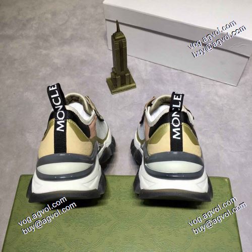 2色可選 カジュアルシュッズ 2021春夏 モンクレール MONCLER モンクレールコピー 先行販売 足馴染みのいい 歩きやすい　疲れない　痛くない