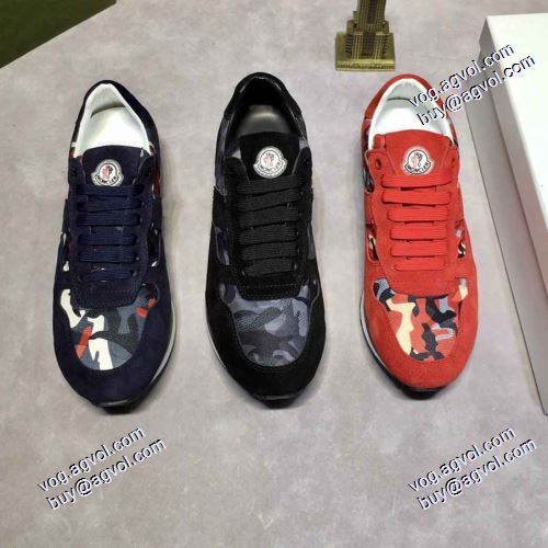 スニーカー モンクレールスーパーコピー 激安 3色可選 ナチュラルな素材感 2021春夏 モンクレール MONCLER 個性的 