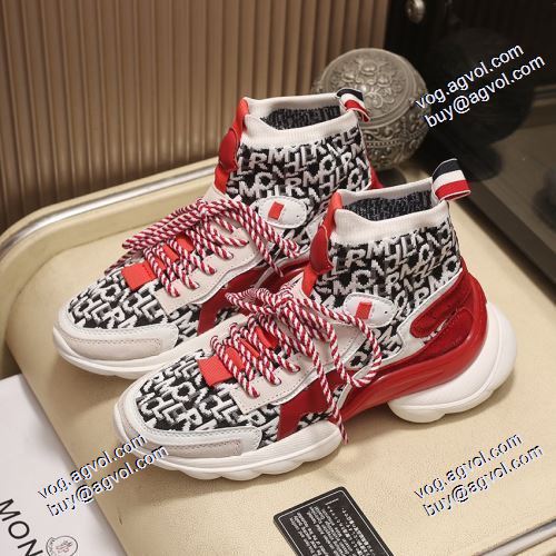 ランニングシューズ ハイカッ モンクレールブランド コピー 個性的なデザ オリジナル 2021春夏 モンクレール MONCLER 4色可選