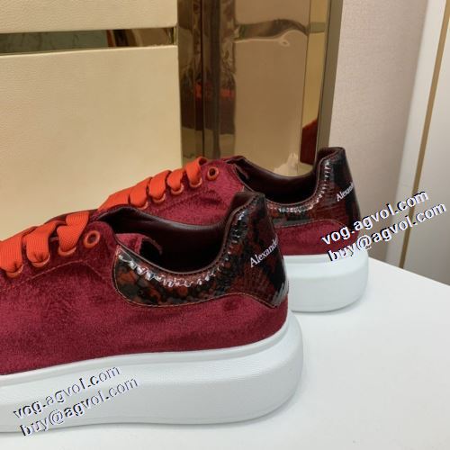 2021秋冬 アレキサンダー マックイーン alexander mcqueen スーパーコピー 激安 すべり防止 オリジナル 存在感のある ランニングシューズ バレーボールシューズ ファッション 人気