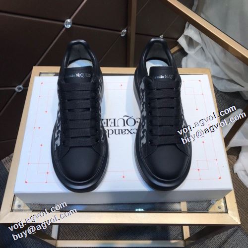 2021秋冬 アレキサンダー マックイーン 2色可選 ランニングシューズ alexander mcqueen コピー商品 極上シューズ 高級感ある 脱ぎ履きしやすい/着脱しやすい ロードジョグ