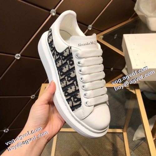 2021秋冬 アレキサンダー マックイーン 2色可選 ランニングシューズ alexander mcqueen コピー商品 極上シューズ 高級感ある 脱ぎ履きしやすい/着脱しやすい ロードジョグ