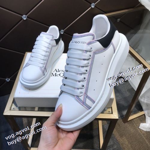 2021秋冬 飽きの来ない ファッション 人気 ドライビングシューズ アレキサンダー マックイーン alexander mcqueen ブランドコピー 人気販売中 2色可選 フラットシューズ 男女兼用