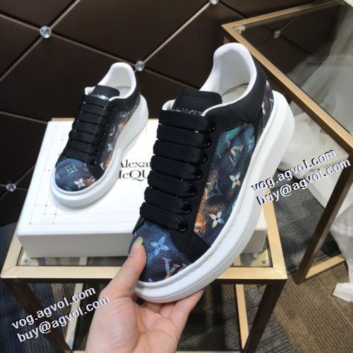 2021秋冬 アレキサンダー マックイーン コスパ最高のプライス 個性的 alexander mcqueen スーパーコピー 激安 カジュアルシューズ クッション加工 柔軟