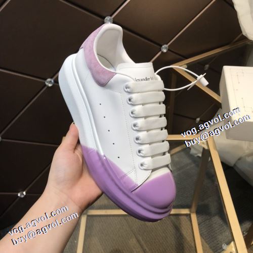 2021秋冬 個性的なデザ アレキサンダー マックイーン alexander mcqueen 偽物ブランド時計 着用 7色可選 極上シューズ フラットシューズ オリジナル 軽量で疲れにくい