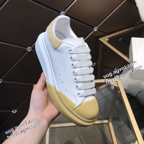 2021秋冬 個性的なデザ アレキサンダー マックイーン alexander mcqueen 偽物ブランド時計 着用 7色可選 極上シューズ フラットシューズ オリジナル 軽量で疲れにくい
