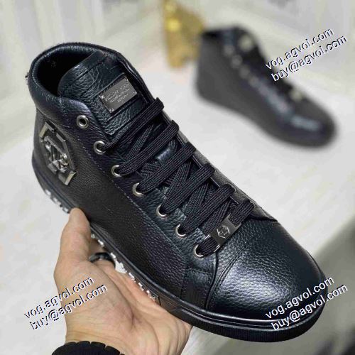 ハイトップシューズ 防水機能に優れ 2021春夏 フィリッププレイン PHILIPP PLEIN 可以通用 フィリッププレインブランド コピー