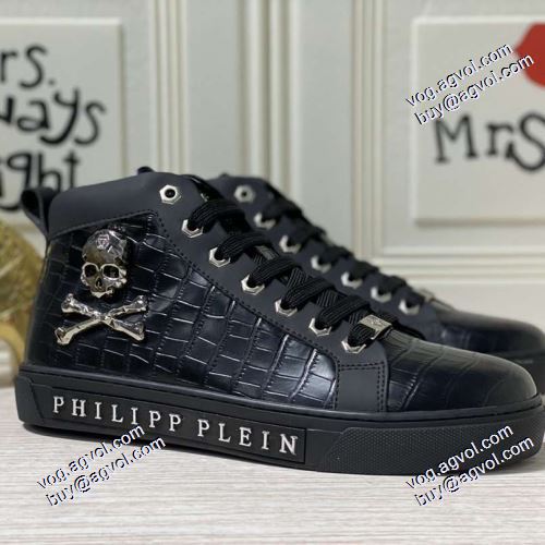  メンズ　レースアップ 最安値に挑戦 2021春夏 フィリッププレイン PHILIPP PLEIN 高機能防滑ソール PHILIPP PLEINブランド コピー