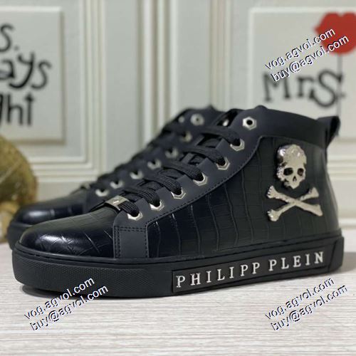  メンズ　レースアップ 最安値に挑戦 2021春夏 フィリッププレイン PHILIPP PLEIN 高機能防滑ソール PHILIPP PLEINブランド コピー