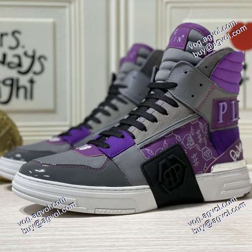 2021春夏 フィリッププレイン PHILIPP PLEIN ハイカットスニーカー 冬用防寒 希少価値大！PHILIPP PLEIN偽物ブランド