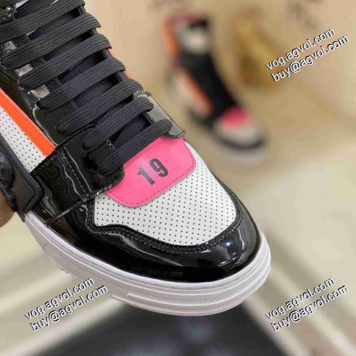 コスパ最高のプライス 人気商品登場 フィリッププレインスーパーコピー 2021春夏 フィリッププレイン PHILIPP PLEIN 3色可選 ハイトップシューズ