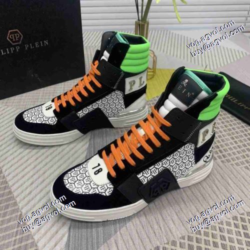 メンズ　レースアップ 秋冬 人気新品★超特価★ 2021春夏 フィリッププレイン PHILIPP PLEIN フィリッププレインコピー ブランド