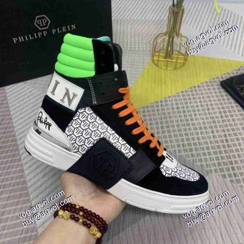 メンズ　レースアップ 秋冬 人気新品★超特価★ 2021春夏 フィリッププレイン PHILIPP PLEIN フィリッププレインコピー ブランド