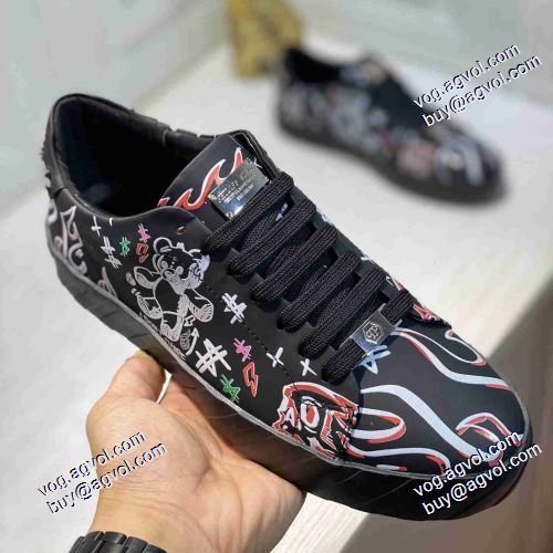 フラットシューズ 2色可選 脱ぎ履きしやすい/着脱しやすい 2021春夏 フィリッププレイン PHILIPP PLEIN 大絶賛の履き心地!フィリッププレインコピーブランド