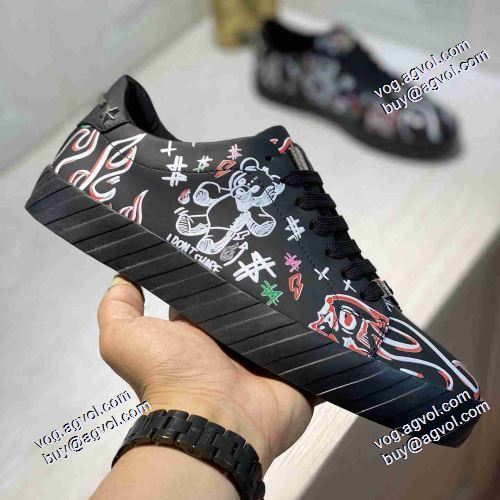 フラットシューズ 2色可選 脱ぎ履きしやすい/着脱しやすい 2021春夏 フィリッププレイン PHILIPP PLEIN 大絶賛の履き心地!フィリッププレインコピーブランド