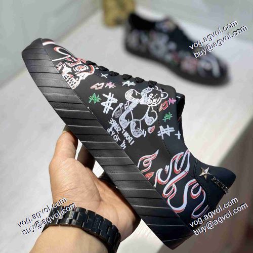 フラットシューズ 2色可選 脱ぎ履きしやすい/着脱しやすい 2021春夏 フィリッププレイン PHILIPP PLEIN 大絶賛の履き心地!フィリッププレインコピーブランド