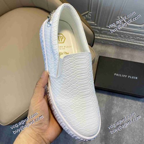 極上シューズ 人気ブランド 2021春夏 フィリッププレイン PHILIPP PLEIN スリップオン 2色可選 フィリッププレインスーパーコピー