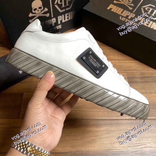 お洒落に魅せる 2色可選 PHILIPP PLEINコピーブランド 2021春夏 フィリッププレイン PHILIPP PLEIN ローヒール 歩きやすい　疲れない　痛くない