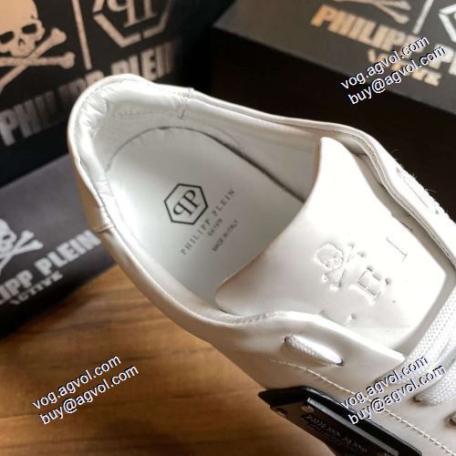 お洒落に魅せる 2色可選 PHILIPP PLEINコピーブランド 2021春夏 フィリッププレイン PHILIPP PLEIN ローヒール 歩きやすい　疲れない　痛くない
