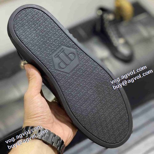 2021秋冬 フィリッププレイン PHILIPP PLEIN フィリッププレインコピーブランド メンズ　レースアップ ジッパー付 軽量で疲れにくい 歩きやすい　疲れない　痛くない 希少価値大！