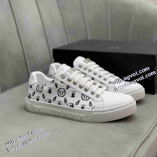 2021秋冬 フィリッププレイン PHILIPP PLEIN 4色可選 フラットシューズ  柔軟 フルグレインレザー 歩きやすい　疲れない　痛くない フィリッププレインコピー 大絶賛の履き心地!