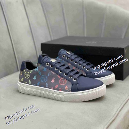 2021秋冬 フィリッププレイン PHILIPP PLEIN 4色可選 フラットシューズ  柔軟 フルグレインレザー 歩きやすい　疲れない　痛くない フィリッププレインコピー 大絶賛の履き心地!