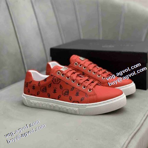 2021秋冬 フィリッププレイン PHILIPP PLEIN 4色可選 フラットシューズ  柔軟 フルグレインレザー 歩きやすい　疲れない　痛くない フィリッププレインコピー 大絶賛の履き心地!