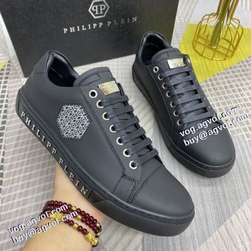 2021秋冬 フィリッププレイン PHILIPP PLEIN 人気ブランド フィリッププレインブランド 偽物 通販 カジュアルシューズ ローヒール 4色可選 透湿?防水素材採用 極上シューズ