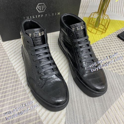 2021秋冬 フィリッププレイン PHILIPP PLEIN フィリッププレインスーパーコピー ハイトップシューズ コンフォート 秋冬 透湿?防水素材採用 ファッション 人気 サイズ豊富