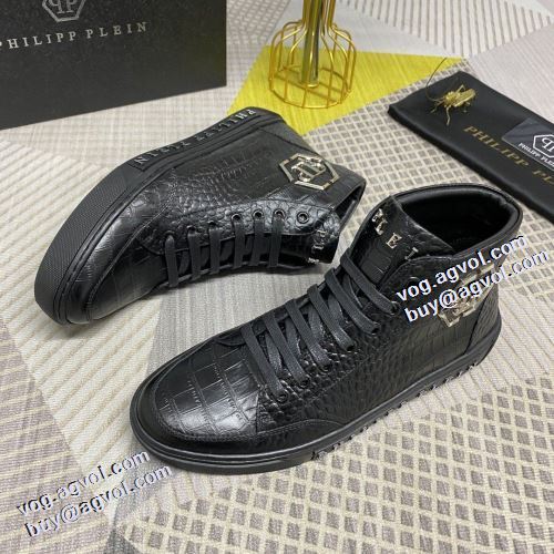 2021秋冬 フィリッププレイン PHILIPP PLEIN フィリッププレインスーパーコピー ハイトップシューズ コンフォート 秋冬 透湿?防水素材採用 ファッション 人気 サイズ豊富