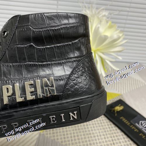 2021秋冬 フィリッププレイン PHILIPP PLEIN ハイトップシューズ ドライビングシューズ すべり防止 履き心地抜群 フィリッププレインブランドスーパーコピー 耐久性のある