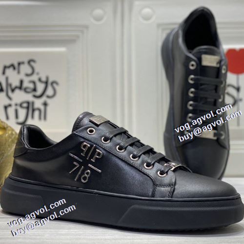 2021秋冬 フィリッププレイン PHILIPP PLEIN フィリッププレインコピー ブランド ゴルフシューズ 超軽量設計 フラットシューズ 2色可選 軽い履き心地 デザイン性の高い