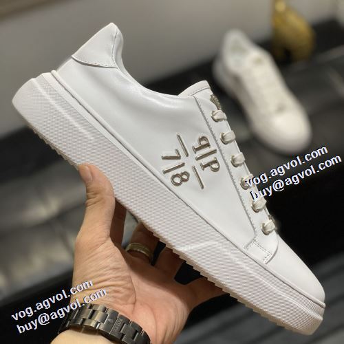 2021秋冬 フィリッププレイン PHILIPP PLEIN フィリッププレインコピー ブランド ゴルフシューズ 超軽量設計 フラットシューズ 2色可選 軽い履き心地 デザイン性の高い