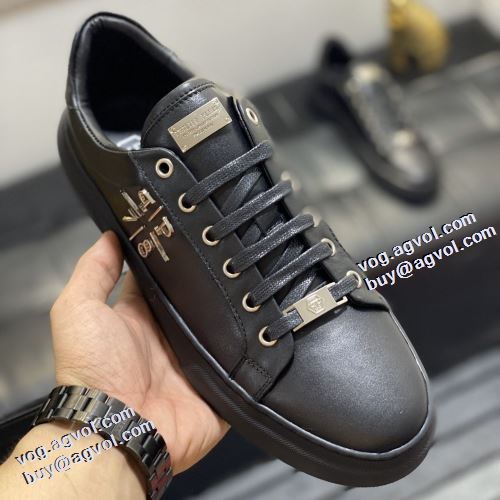 2021秋冬 フィリッププレイン PHILIPP PLEIN フィリッププレインコピー ブランド ゴルフシューズ 超軽量設計 フラットシューズ 2色可選 軽い履き心地 デザイン性の高い