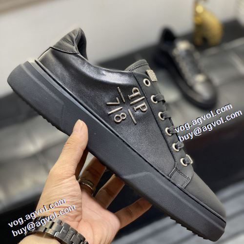 2021秋冬 フィリッププレイン PHILIPP PLEIN フィリッププレインコピー ブランド ゴルフシューズ 超軽量設計 フラットシューズ 2色可選 軽い履き心地 デザイン性の高い