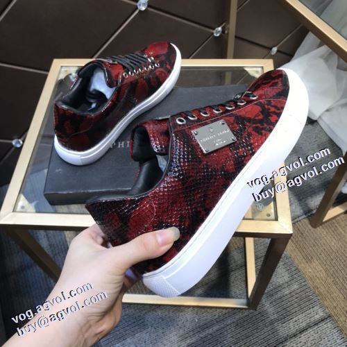 ファション性の高い フィリッププレインコピー 2021秋冬 フィリッププレイン PHILIPP PLEIN フラットシューズ 高機能防滑ソール オリジナル 流行や季節に拘らないデザイン