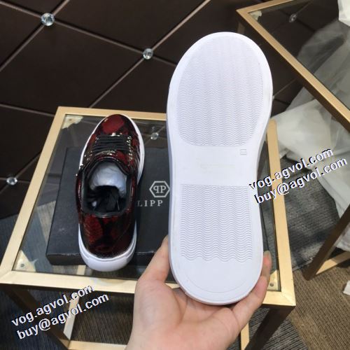ファション性の高い フィリッププレインコピー 2021秋冬 フィリッププレイン PHILIPP PLEIN フラットシューズ 高機能防滑ソール オリジナル 流行や季節に拘らないデザイン